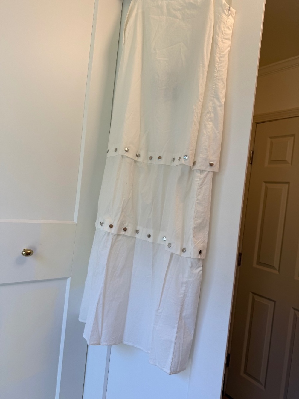 STELEN white Maxi Midi Mini dress SZ M